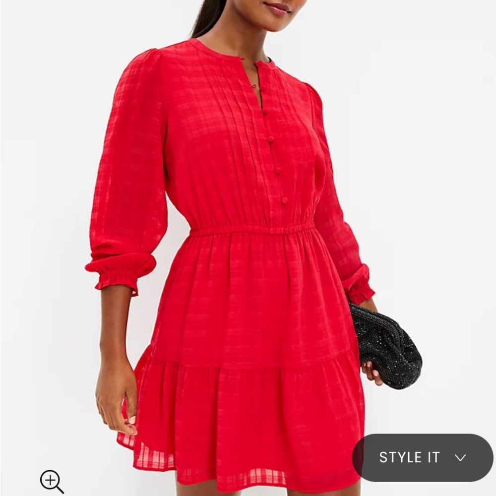 LOFT Red Dress